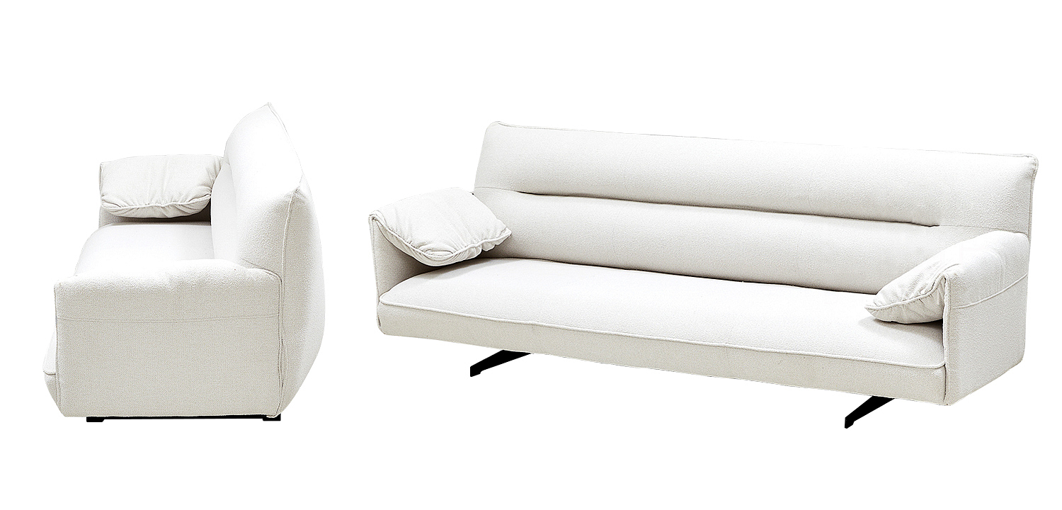 Диван с подлокотниками-подушками Ortega Sofa Белый Диван с подлокотниками-подушками Ortega Sofa Белый - Loft-Concept во Владивостоке