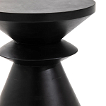 Черный приставной столик из массива AMORPHOUS варинант исполнения - 2 | Loft Concept во Владивостоке