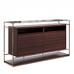 Дизайнерский комод в металлическом каркасе Valerian варинант исполнения - 1 | Loft Concept во Владивостоке
