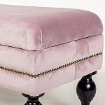 Мягкая банкетка с зоной для хранения Casket Dusty Rose варинант исполнения - 4 | Loft Concept во Владивостоке