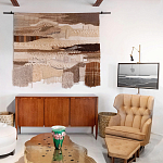 Тканый вручную монументальный настенный гобелен Earth Flow варинант исполнения - 4 | Loft Concept во Владивостоке