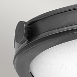 Потолочный светильник в форме неглубокой чаши с белым плафоном Hinkley варинант исполнения - 3 | Loft Concept во Владивостоке