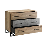 Комод с 3-мя ящиками в стиле лофт Urban Style Space варинант исполнения - 3 | Loft Concept во Владивостоке