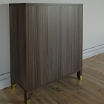 Комод Elsa Dreams Walnut Двухстворчатый  варинант исполнения - 7 | Loft Concept во Владивостоке