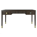 Письменный стол Elsa Dreams Walnut Шпон дерево с двумя ящиками варинант исполнения - 5 | Loft Concept во Владивостоке