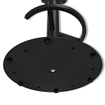 Барный стул вращающийся со спинкой и подлокотниками Douglas Rhombus Синий Велюр варинант исполнения - 7 | Loft Concept во Владивостоке