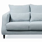 Диван Seldon с мягкими подушками голубое букле варинант исполнения - 4 | Loft Concept во Владивостоке