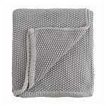 Плед из хлопка серого цвета Waffle Comfort варинант исполнения - 1 | Loft Concept во Владивостоке