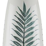 Настольная лампа овальная с тропическим принтом Stylized Aalm Leaves Motif варинант исполнения - 1 | Loft Concept во Владивостоке