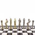 Шахматы Ренессанс с доской из натурального мрамора Decorative Thematic Chess варинант исполнения - 2 | Loft Concept во Владивостоке