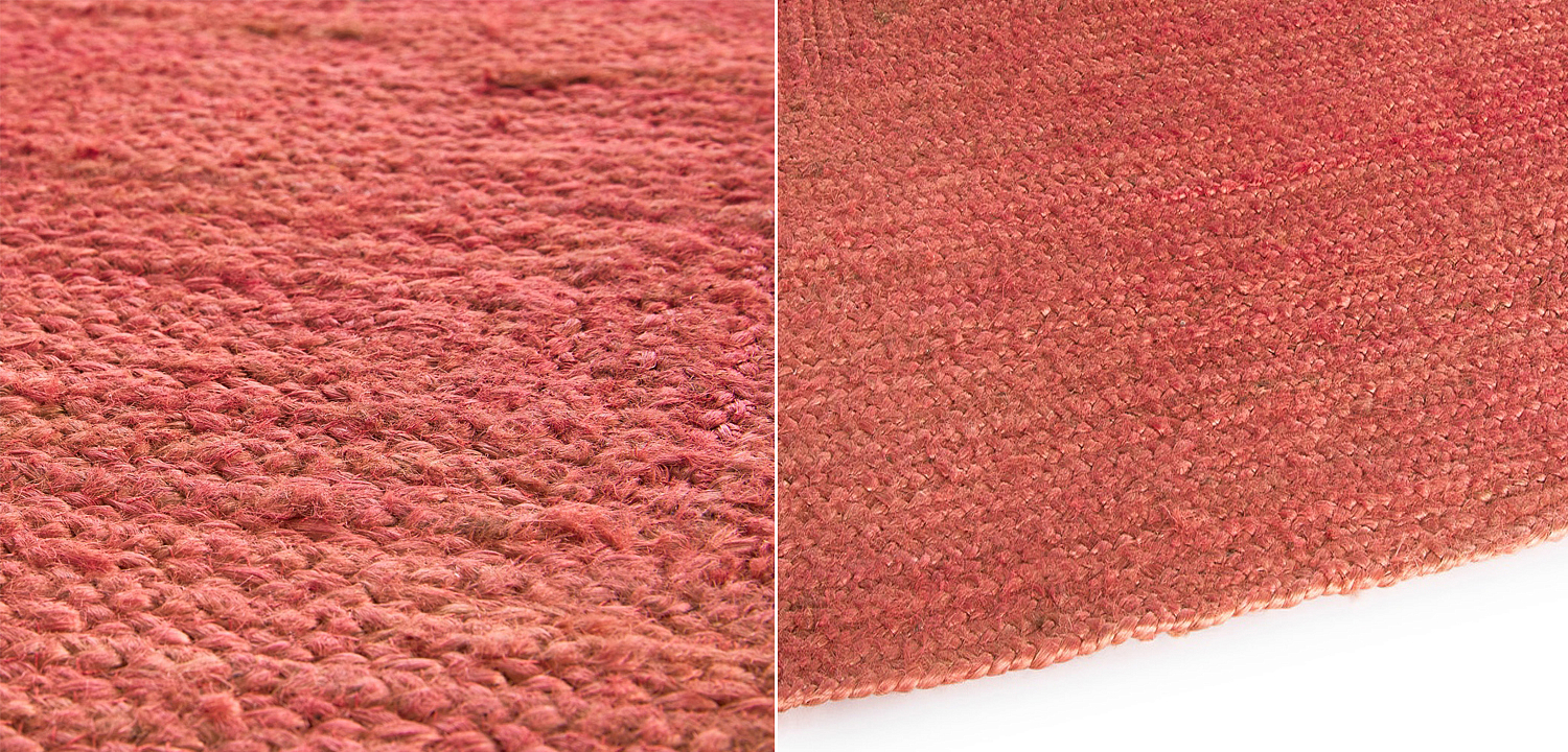 Ковер Rectangular Carpet red 100% джут Ковер Rectangular Carpet red 100% джут - Loft-Concept во Владивостоке