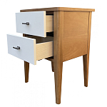 Тумба прикроватная с 2-мя ящиками Tasteful Furniture Light варинант исполнения - 2 | Loft Concept во Владивостоке