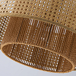 Подвесной светильник с абажуром из плтеного бамбука Light Inside the Cell варинант исполнения - 9 | Loft Concept во Владивостоке