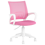 Офисное кресло с основанием из белого пластика Desk chairs Pink варинант исполнения - 1 | Loft Concept во Владивостоке