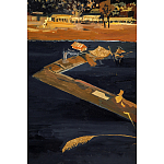 Кофейный стол с японским пейзажем Bohemia coffee table  варинант исполнения - 5 | Loft Concept во Владивостоке