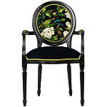 Стул с подлокотниками из бука с изображением птицы и цветов Blooming Birds варинант исполнения - 1 | Loft Concept во Владивостоке