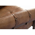 Двухместный диван Duncan винтажная коричневая кожа варинант исполнения - 4 | Loft Concept во Владивостоке