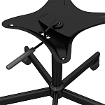 Стул с мягкой обивкой из велюра и подъемно-поворотным механизмом на колесиках Mason Green and Yellow варинант исполнения - 6 | Loft Concept во Владивостоке