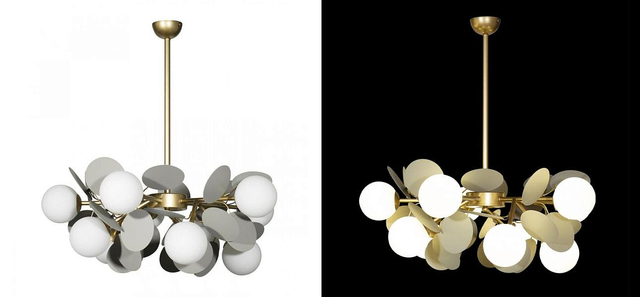 Люстра MATISSE Chandelier Gray 10 ламп Люстра MATISSE Chandelier Gray 10 ламп - Loft-Concept во Владивостоке