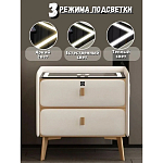 Умная прикроватная тумбочка c зарядкой для телефона Nightstand Smart варинант исполнения - 2 | Loft Concept во Владивостоке