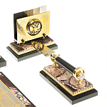 Настольный письменный набор из яшмы Manager Organizer варинант исполнения - 6 | Loft Concept во Владивостоке