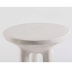 Дизайнерский журнальный стол белый на 3-х ножках в виде ступней African table варинант исполнения - 1 | Loft Concept во Владивостоке