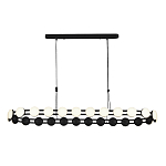 Люстра овальная с круглыми светодиодными источниками света Maxine Light варинант исполнения - 10 | Loft Concept во Владивостоке