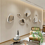 Абстрактная скульптура на стену в виде капли воды Water Outline варинант исполнения - 3 | Loft Concept во Владивостоке