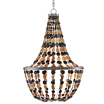 Люстра каплевидной формы с подвесками в виде декоративных бусин Flat Beads варинант исполнения - 2 | Loft Concept во Владивостоке