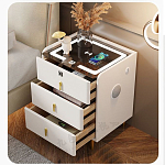 Умная прикроватная тумбочка c зарядкой для телефона Smart Furniture варинант исполнения - 5 | Loft Concept во Владивостоке