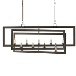 Люстра из пересекающихся прямоугольных элементов Intersecting Rectangles варинант исполнения - 2 | Loft Concept во Владивостоке