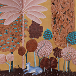 Мебельная ткань Oasis Terracotta Велюр  варинант исполнения - 1 | Loft Concept во Владивостоке