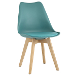 Стул с основой из пластика и мягким сиденьем Arvika Azure варинант исполнения - 1 | Loft Concept во Владивостоке