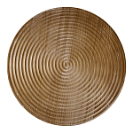 Журнальный столик с круглой фактурной столешницей из натурального дерева Vortex варинант исполнения - 2 | Loft Concept во Владивостоке