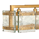 Люстра прямоугольная из толстого литого стекла Cast Glass варинант исполнения - 3 | Loft Concept во Владивостоке