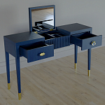 Туалетный стол - Трельяж Elsa Dreams Blue 120 см варинант исполнения - 2 | Loft Concept во Владивостоке