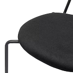 Стул с мягким сиденьем черный Stool Loft Black варинант исполнения - 7 | Loft Concept во Владивостоке