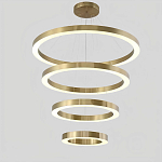 Люстра Light Ring Vertical Латунь варинант исполнения - 1 | Loft Concept во Владивостоке