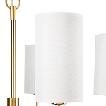 Люстра с белыми плафонами в форме цилиндра и металлическим основанием Nicoleta варинант исполнения - 2 | Loft Concept во Владивостоке