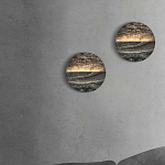 Бра в форме диска из керамогранита Eclipse of Celestial Bodies варинант исполнения - 5 | Loft Concept во Владивостоке