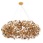 Люстра подвесная круглая с многочисленными металлическими круглыми элементами Terzani Argent варинант исполнения - 4 | Loft Concept во Владивостоке