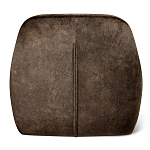 Барный стул со спинкой и подлокотниками на 4-х черных ножках Douglas Rhombus Коричневый Велюр варинант исполнения - 4 | Loft Concept во Владивостоке