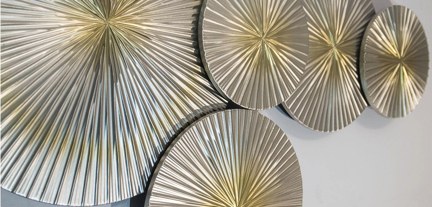 Арт-объект Apollo Gold and Silver Wall Plaque Disc 5 - Loft-Concept во Владивостоке