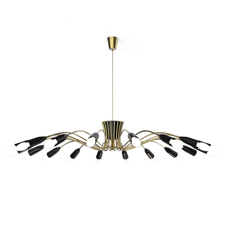Люстра NORAH SUSPENSION Delightful Черный Золотой Люстра NORAH SUSPENSION Delightful Черный Золотой во Владивостоке | Loft Concept