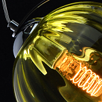 Подвесной светильник со стеклянном плафоном в форме бокала Kaleido варинант исполнения - 31 | Loft Concept во Владивостоке