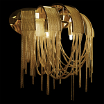 Бра с металиическими цепочками и дугообразными элементами Atlantis Chain варинант исполнения - 12 | Loft Concept во Владивостоке