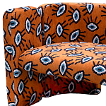 Акцентный Двухместный Диван Leela Оранжевый Орнамент варинант исполнения - 2 | Loft Concept во Владивостоке