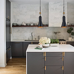  Подвесной светильник черного матового цвета с конусным плафоном 65 см Elstead Lighting варинант исполнения - 9 | Loft Concept во Владивостоке