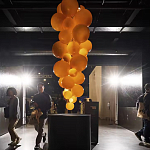 Люстра виноградная гроздь Grape Balls Янтарный цвет варинант исполнения - 3 | Loft Concept во Владивостоке