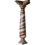 Антикварная колонна из массива тика Unique Indian Antique Column варинант исполнения - 1 | Loft Concept во Владивостоке